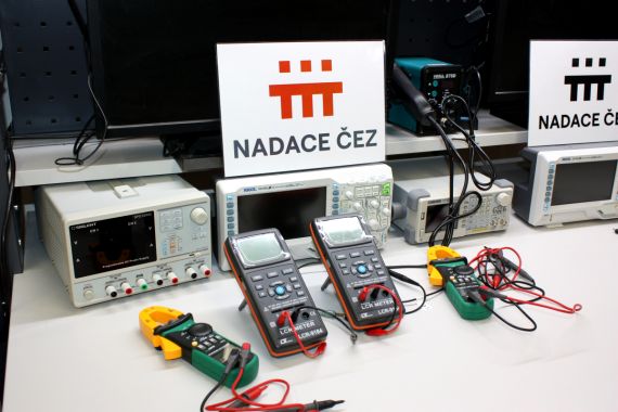 Modernizace učebny B007 za finanční podpory z programu Podpora regionů Nadace ČEZ 2-2