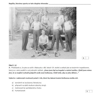 Dějepisná olympiáda 2024/2025 - krajské kolo - Zuzka Skopalová postupuje na republikové kolo 2-1