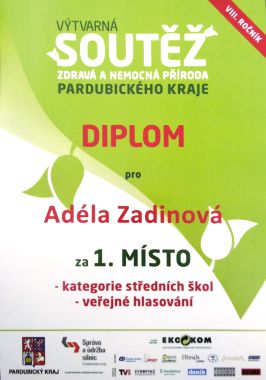 Úspěch našich žáků ve výtvarné soutěži Zdravá a nemocná příroda 3-4