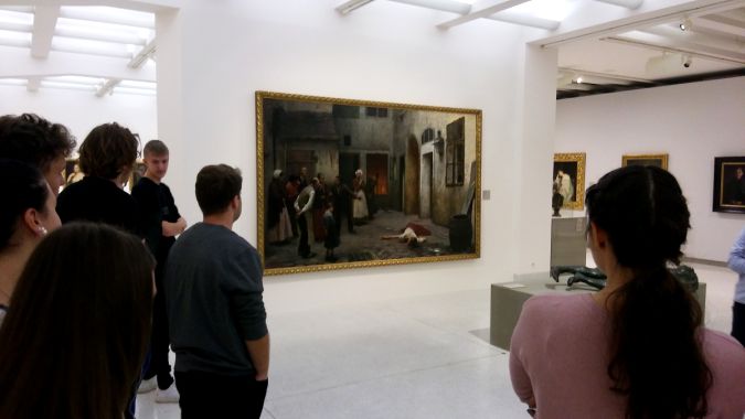 Žáci třetích ročníků navštívili unikátní uměleckou expozici ve Veletržním paláci 1-3