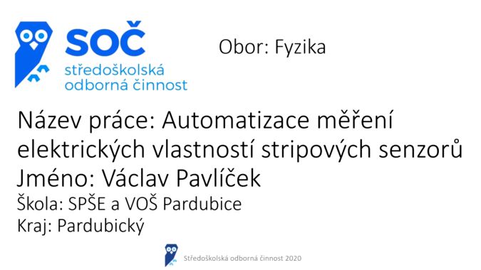 SOČ - Středoškolská odborná činnost 1-1